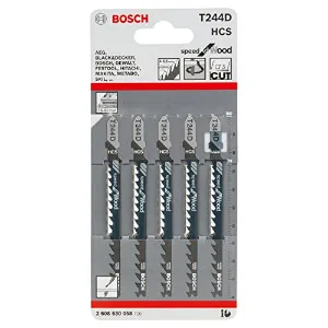 سلاح منشار اركيت للخشب قطعيه دائريه و خشنه 5 قطع BOSCH T244D