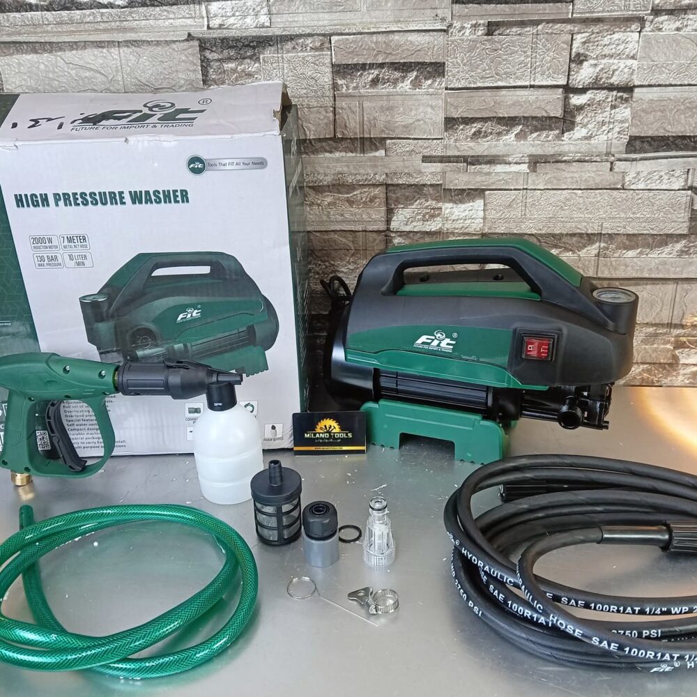 ماكينة غسيل تحضير ذاتي ملفات نحاس 130 بار 2000 وات Fit