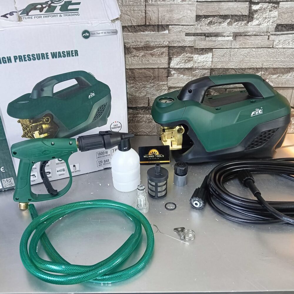ماكينة غسيل تحضير ذاتي ملفات نحاس 120 بار 1800 وات Fit