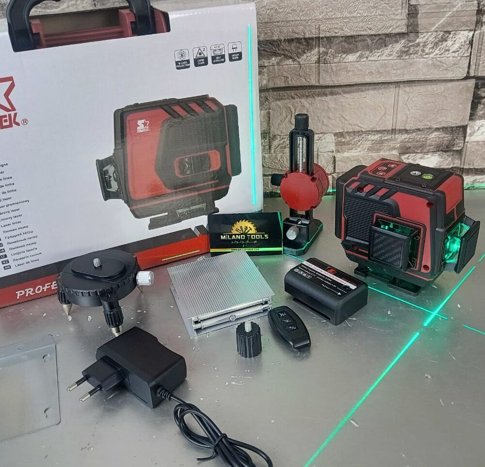 میزان لیزر 12خط اخضر 30 متر STARTEK
